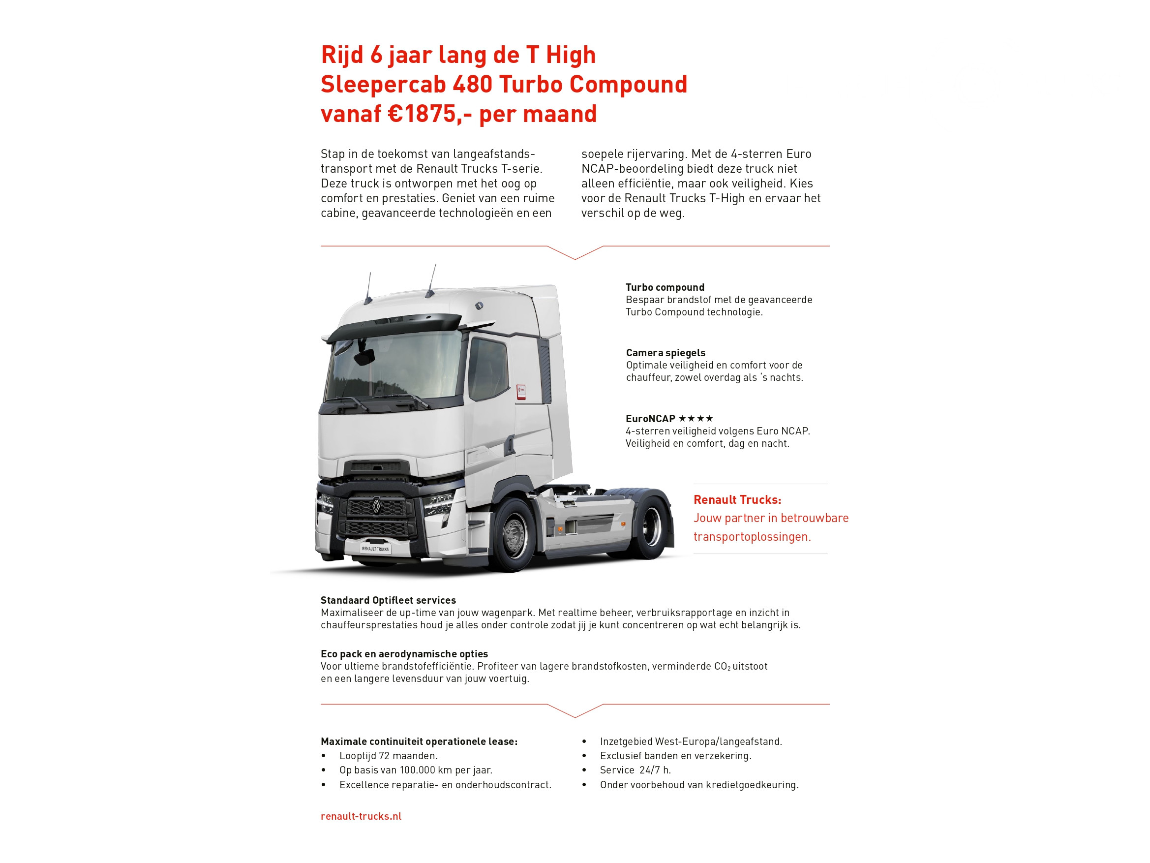 Renault T 480 Turbo Compound T-High sleepercab