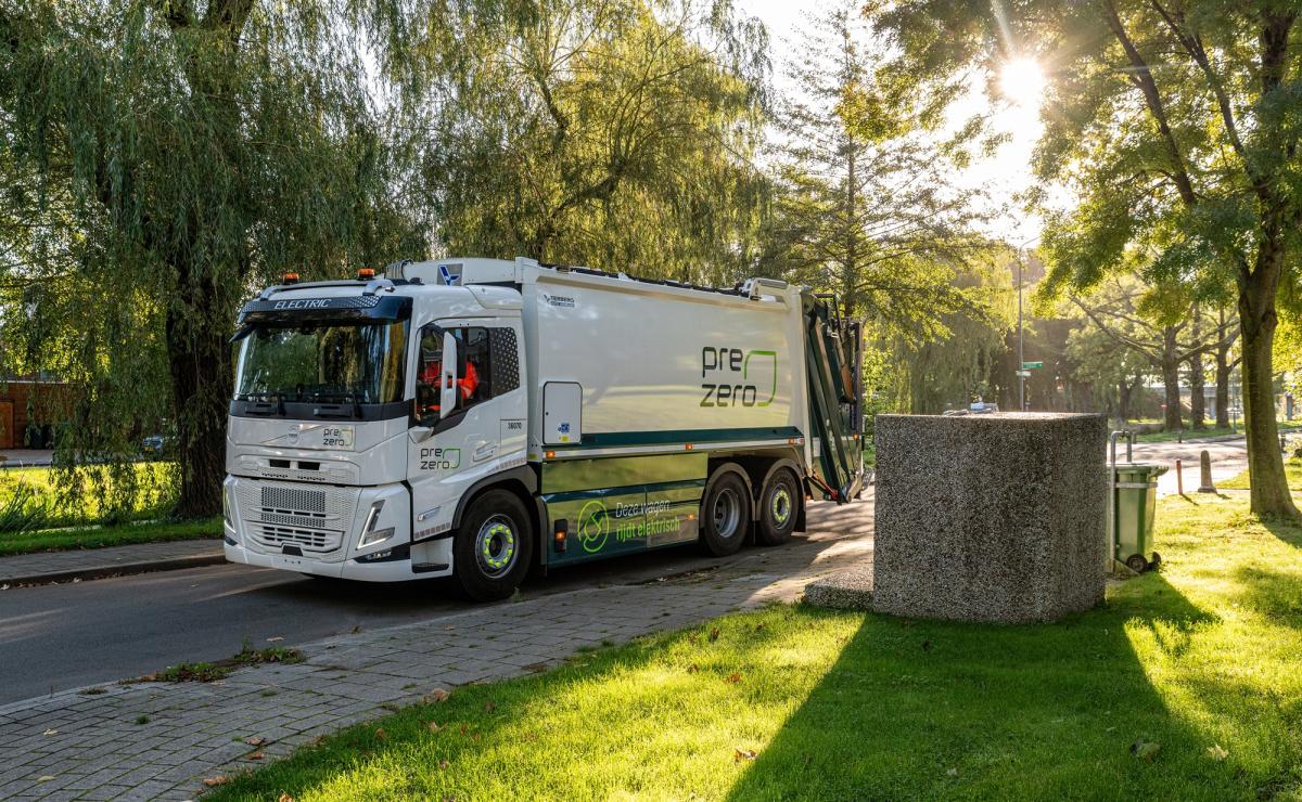 Volvo FM Electric PreZero header Volvo FM Electric PreZero header