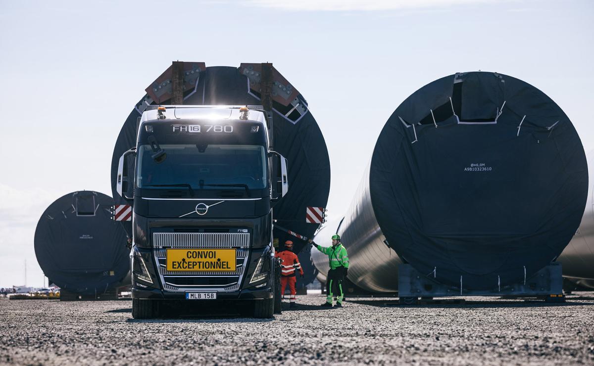 Volvo FH16 in het werk Volvo FH16 in het werk
