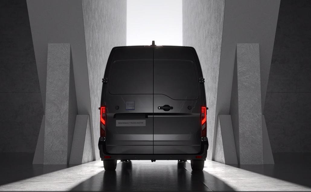 Renault Trucks E-Tech Master achterzijde Renault Trucks E-Tech Master achterzijde