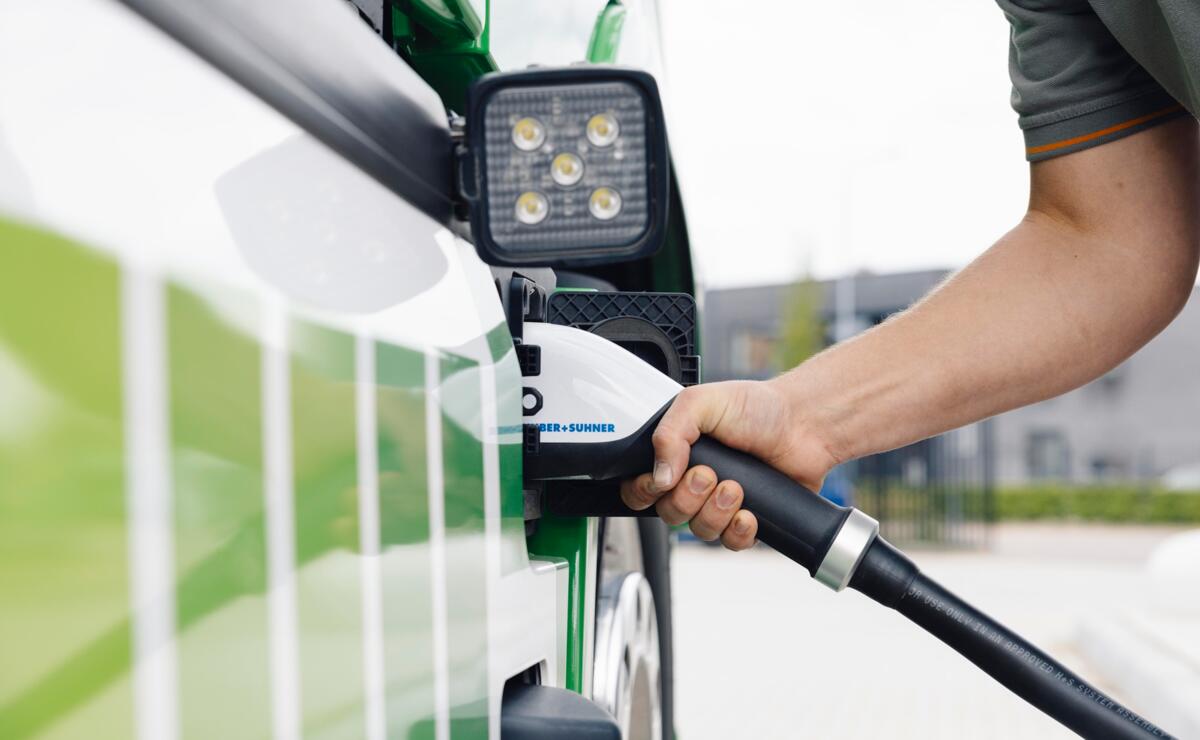 Laden elektrische Volvo-truck Laden elektrische Volvo-truck