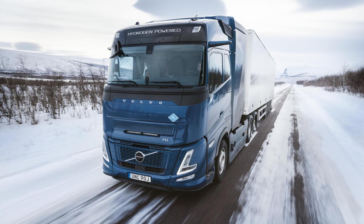 Volvo FH Aero op waterstof