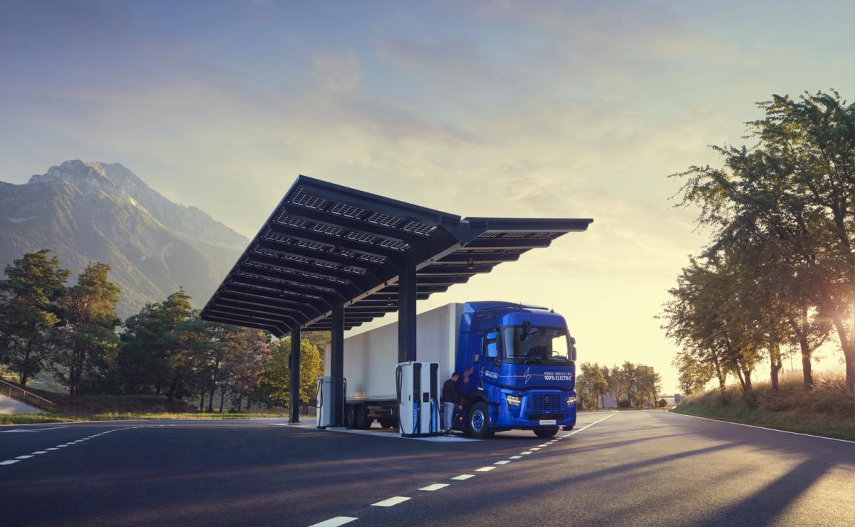 Renault Trucks E-Tech T laden Renault Trucks E-Tech T laden