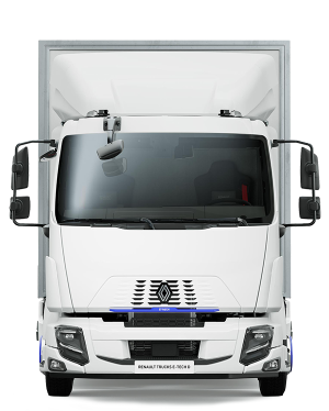Harbers-Trucks - Renault D ZE - frontaal-cropped
