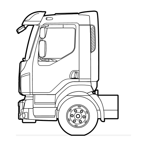 harbers-trucks-volvo-FL - Dagcabine