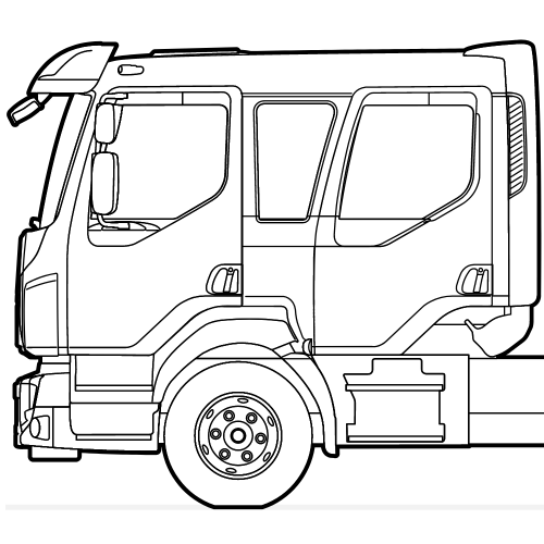 harbers-trucks-volvo-FL - Manschappencabine