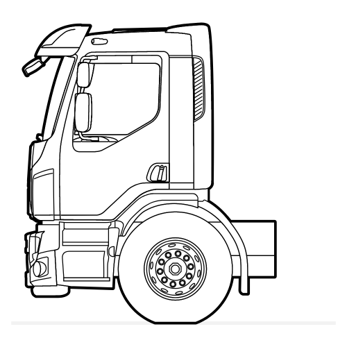 harbers-trucks-volvo-FE - Dagcabine