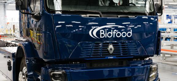 2000e Renault Trucks E-Tech D voor Bidfood