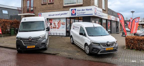 Renault Master en Renault Kangoo voor Slagerij van der Horst