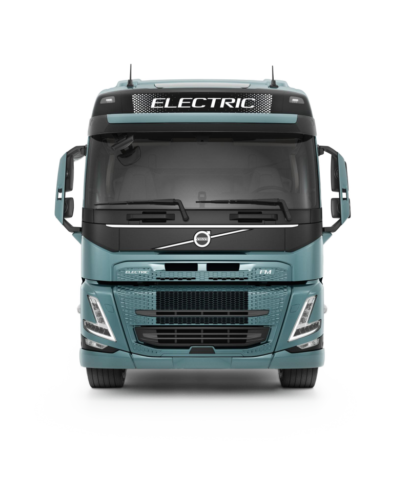 Harbers Trucks - Volvo FM Electric - studio - voorkant - vrijstaand