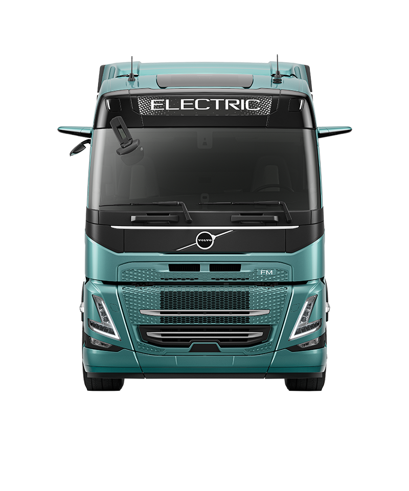 Harbers Trucks - Volvo FM Electric - studio - voorkant - vrijstaand Harbers Trucks - Volvo FM Electric - studio - voorkant - vrijstaand