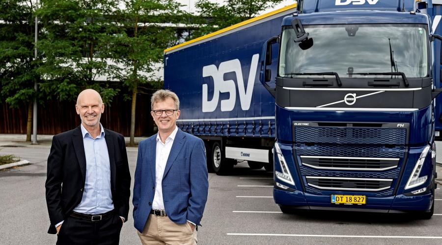 DSV Volvo Trucks header DSV Volvo Trucks header