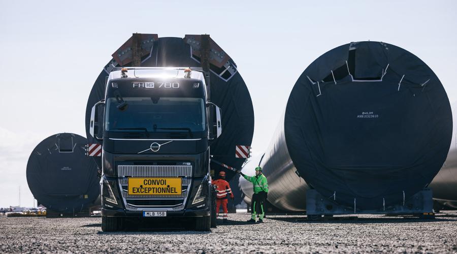 Volvo FH16 in het werk Volvo FH16 in het werk