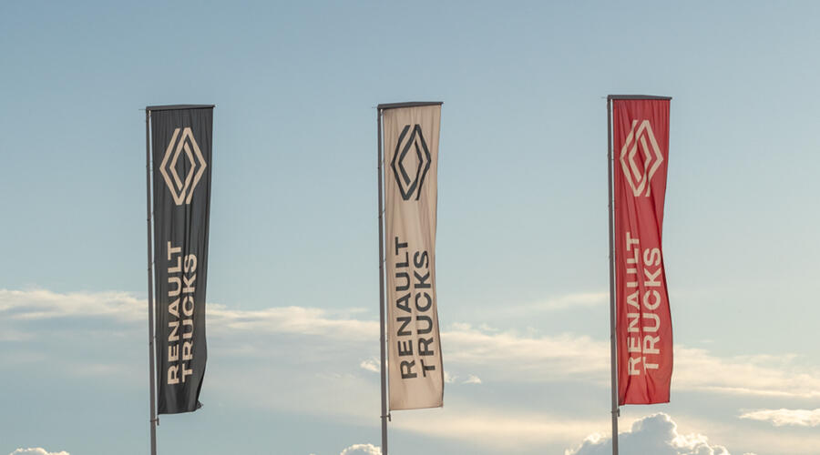 Vlaggen Renault Trucks PR