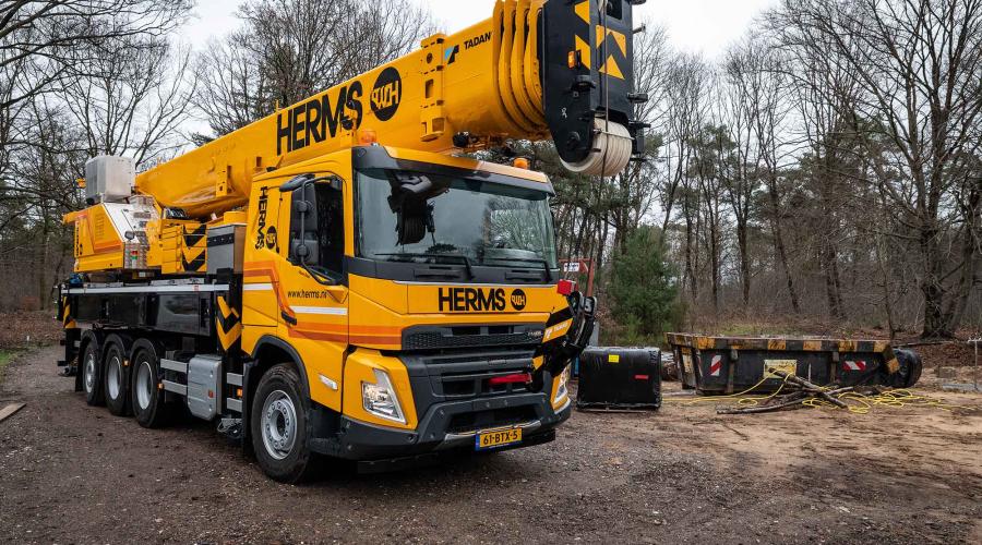 Kraanverhuurbedrijf Herms Volvo FMX Kraanverhuurbedrijf Herms Volvo FMX