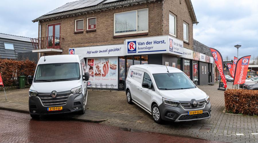 Renault Master en Renault Kangoo voor Slagerij van der Horst