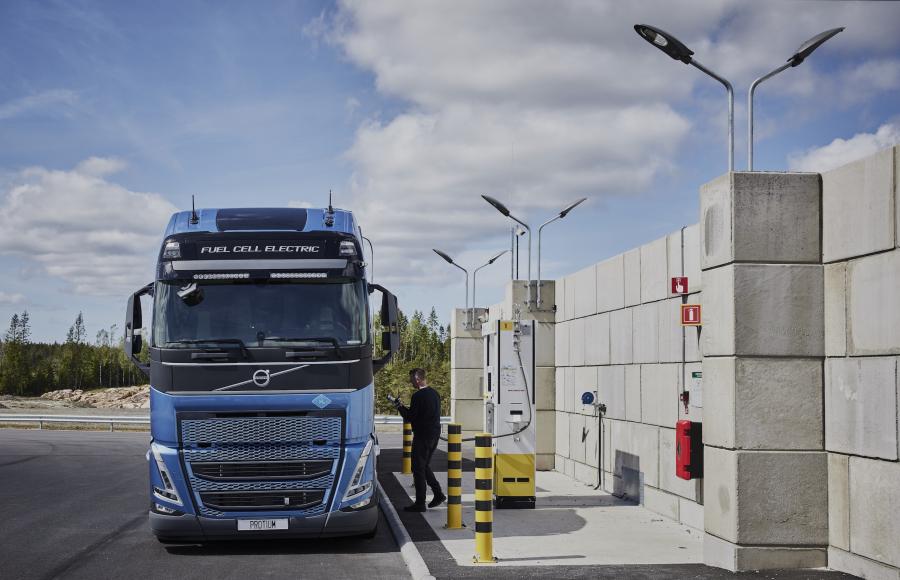 Volvo FH Fuel Cell Electric station